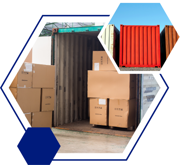 Local Michigan delivery with tilt-bed trucks; level placement guidance for safe, accessible steel storage container setu