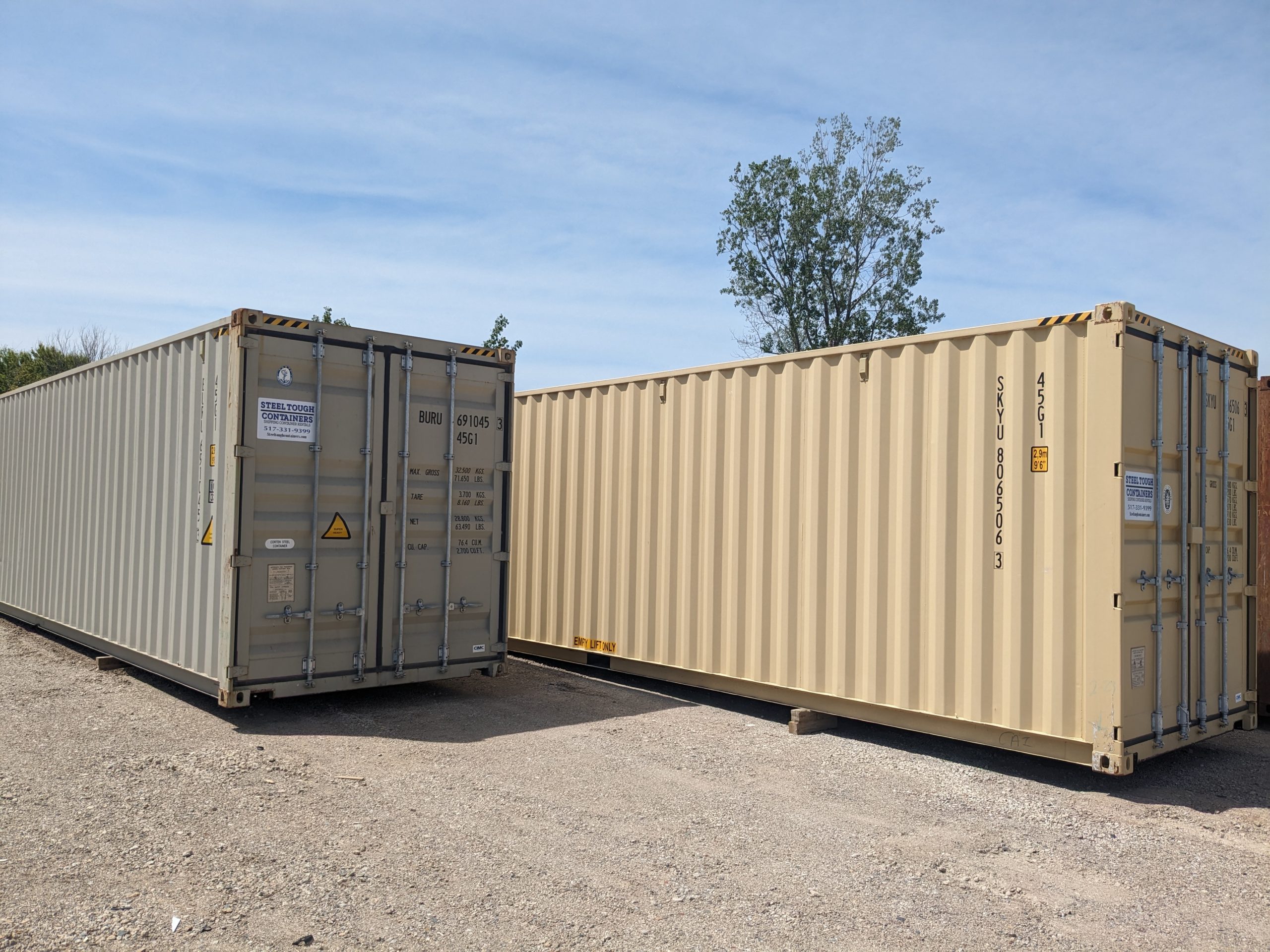 Container inspection at Lansing MI yard | Steel Tough Containers (517) 331-9399